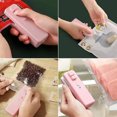 thumbnail image 5 of For Xiaomi Food Bag Sealer Mini Portable Plastic Bags Sealing Machine Thermoplastic Bag Sealants Handheld Food Packaging Heat Sealer (Pink Upgrade), 5 of 7