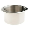 thumbnail image 2 of 4x Taza de Acero Inoxidable Empotrada para Barco Marino, Yate, RV, Soporte para Bebidas, 84 Mm Soledad Tenedor de la bebida de la taza del coche marino, 2 of 9
