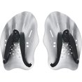 thumbnail image 1 of Greeniant 1 par de paletas de mano para natación, guantes de entrenamiento con correa ajustable, correa de plástico profesional para Deportes acuáticos Gris-plata, 1 of 6