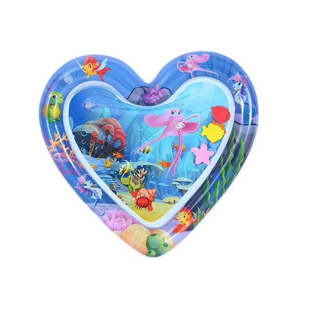 Cheap!Estera de agua inflable para palmaditas, anillo de natación de vida marina, cojín de escalada, almohadilla para palmaditas para mascotas