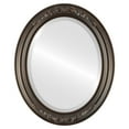thumbnail image 2 of OVALCREST by The OVALCREST Mirror Store Florence Framed Oval Mirror in Rubbed Bronze - Antique Bronze 25x31, 2 of 5
