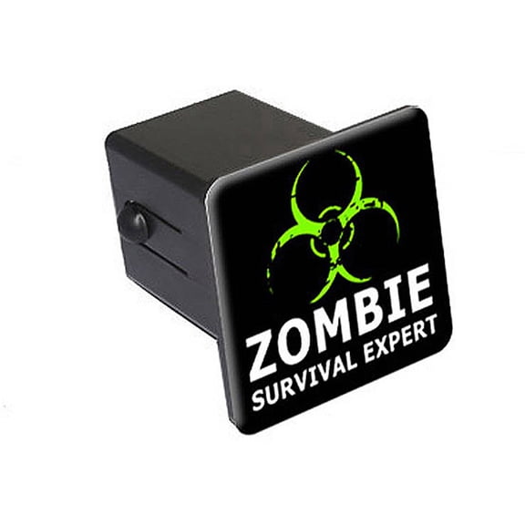 Zombie Survival Expert 2" Tow Trailer Hitch Cover Plug Insert