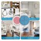thumbnail image 3 of 4 Pack Parts Mop Cloth Pads for BOBOT Electric Mop Cleaning Pads, 3 of 5