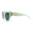 thumbnail image 6 of Womens Oversized Cat Eye Designer Fashion Luxury Sunglasses Mint - Green, 6 of 8