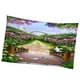 thumbnail image 4 of Tapiz de jardín para colgar en la pared, camino de flores, tapiz de pared, arte decorativo de pared 150x130cm, 4 of 9