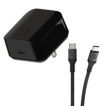 Scosche HPDC60 PowerVolt 60W Foldable USB-C Wall Charger w/ 10-ft USB-C Charge & Sync Cable Black