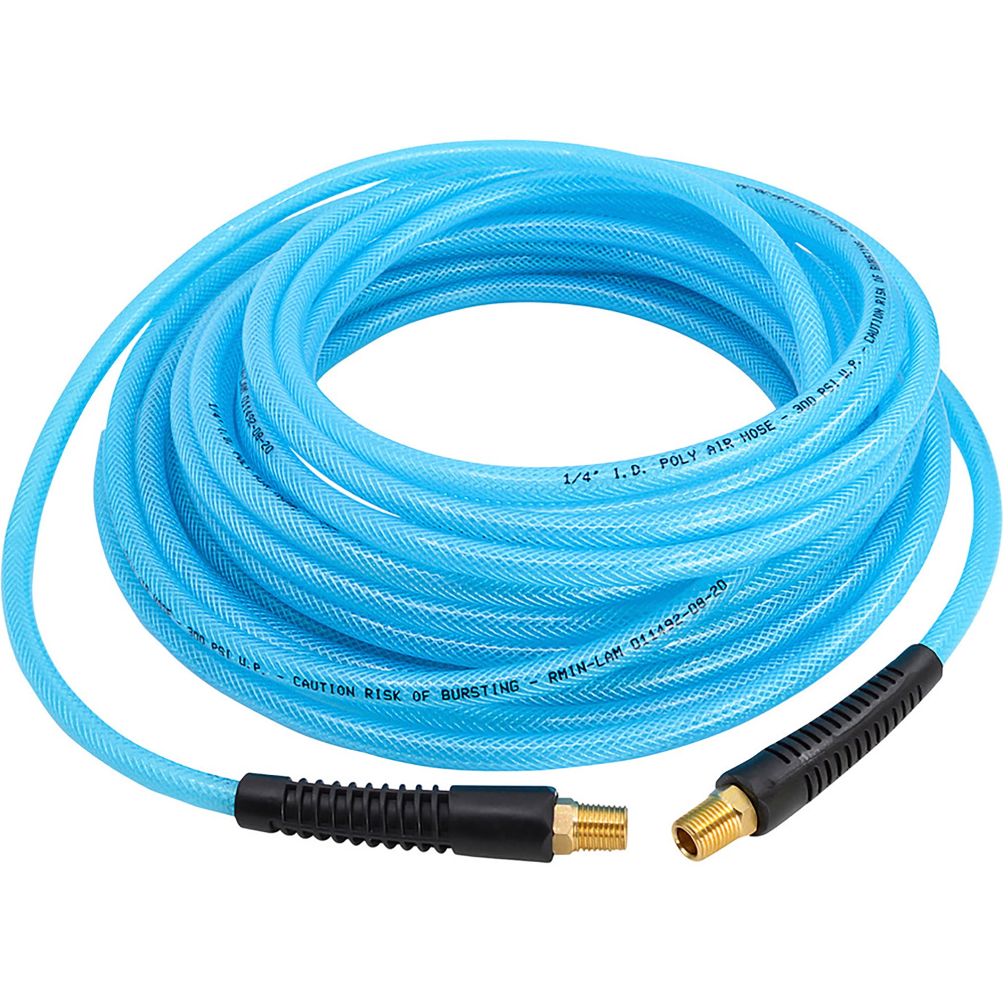 Klutch Polyurethane Air Hose, 1/4in. x 50ft., 300 PSI