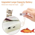 thumbnail image 4 of Acaricie el juguete eléctrico del pez del juguete de la simulación de los pescados de los pescados de la simulación del juguete del gato del juguete del animal doméstico Zhivalor Juguetes para Gatos, 4 of 6