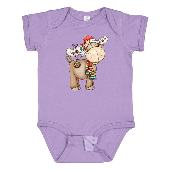 Inktastic Christmas Molly Moose Boys or Girls Baby Bodysuit