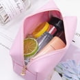 thumbnail image 4 of PU Cosmetic Bag Portable Makeup Bag Black, 4 of 5