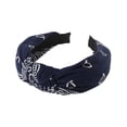 thumbnail image 2 of Blekii Women's Knotted Headband - Red, Non-Slip Design for Secure Hair Styling, 2 of 9