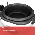 thumbnail image 3 of Applica RC516 Black-Decker 16-Cup Rice Cooker, White Out, 3 of 9