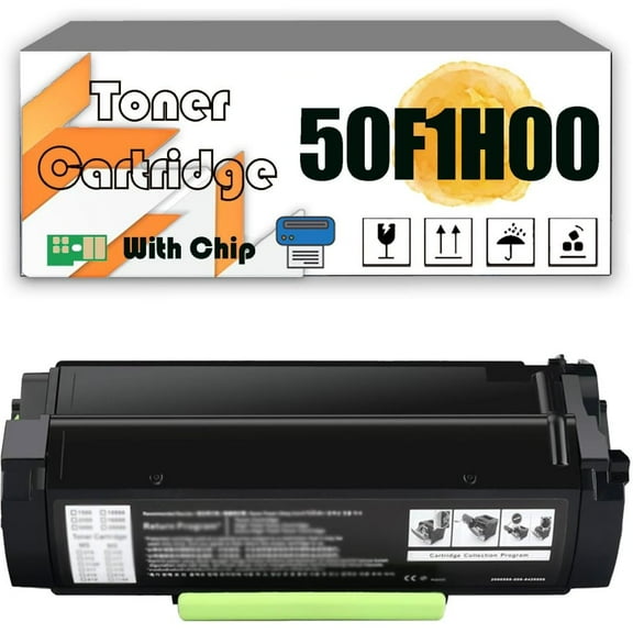 50F1H00 Toner Cartridges Compatible for Lexmark MS310d MS312dn MS315dn MS410d MS410dn MS415dn MS510dn MS610de MS610dn MS610dte MS610dtn Printers, High Yield 5,000 Pages