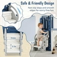 thumbnail image 4 of Toddler Slide, 8 in 1 Kids Indoor Slide for Toddlers 1-6, Baby Indoor and Outdoor Climber Playset, Kids Slide with Basketball Hoop and Telescope, Toddler Outdoor Playground, 4 of 7