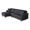 thumbnail image 4 of Sala Modular Reversible Makora Sunny Con Memory Foam Color Gris Oxford Lino Respaldo Reclinable De 3 Posiciones Makora Reversible, 4 of 9