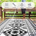 thumbnail image 3 of Alfombra exterior DiiKoo, 244 x 305 cm, impermeable, reversible, 3 of 6