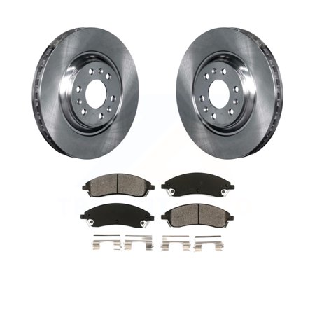 Transit Auto Front Disc Brake Rotors and Semi-Metallic Pads Kit for Car 2004-2009 Cadillac SRX K8S-100047