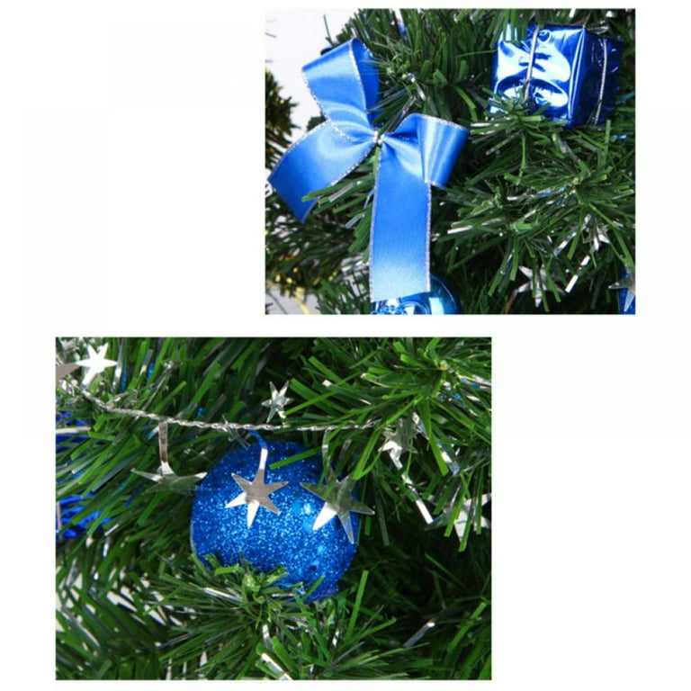 Mini christmas tree blue Small Christmas gift Tabletop christmas decorations  - Shop YourFloralDreams Items for Display - Pinkoi