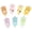 Seven colors, variant on Set of 10 Lovely Resin Cats Charm for Crafting Sturdy Miniature Cats Pendants in Resin for Artistic Jewelry Makers