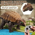 thumbnail image 3 of Remote Control Simulation Ankylosaurus Dinosaur Toy For Children Electric Walking With Light Up Eyes Educational Gift, 3 of 6
