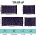 thumbnail image 5 of Neon Purple Wave 20x30" Queen Plush Pillow Case, Soft Zippered Bed Pillowcase for Bedroom, 5 of 9