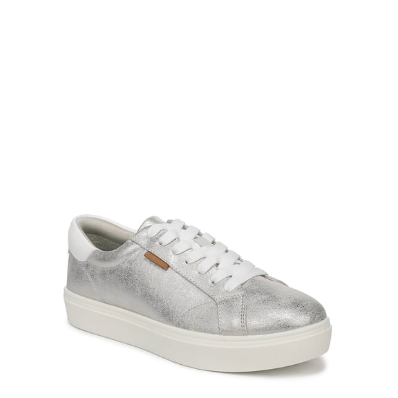 Dr. Scholl's Madison Cloud Lace Women's Fashion Sneakers Silver Metallic