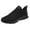 Black, variant on XIMIN Men's Non Slip Light Gym Workout Athletic Walking Shoes Casual Knit Mesh Shoes Lightweight Breathable Fashion Sneaker Fashion Walking Shoes
