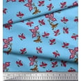 thumbnail image 2 of Soimoi Cotton Jersey Fabric Artistic Leaves Printed Fabric 1 Yard 58 Inch Wide, 2 of 3