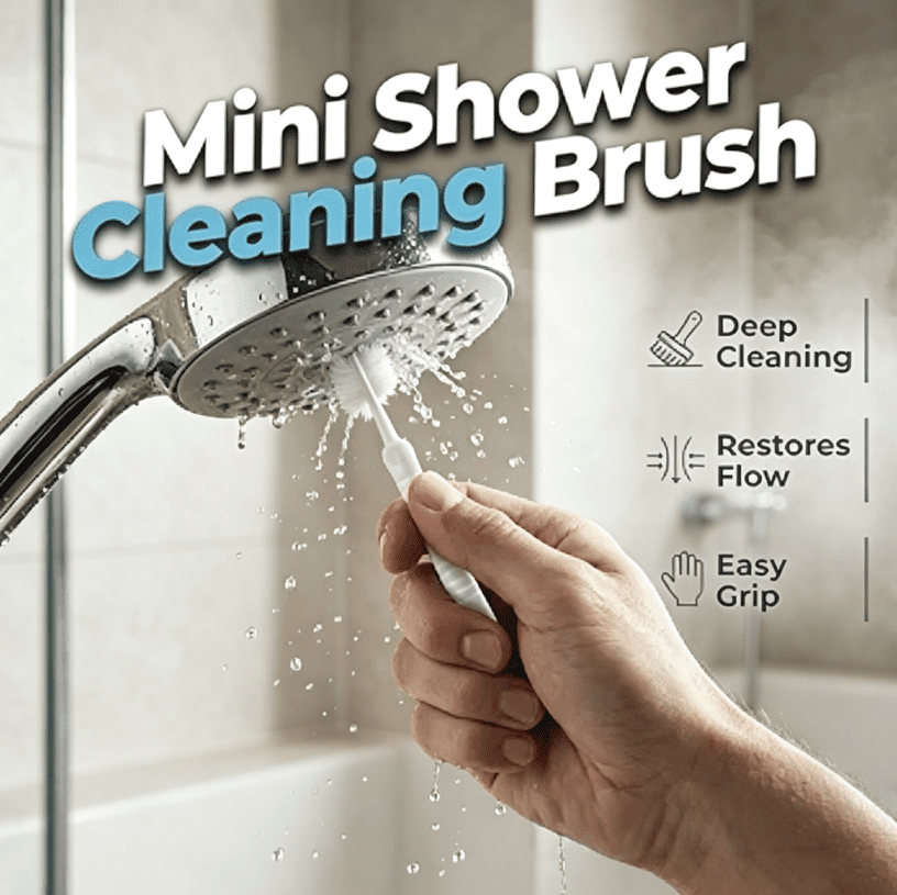 2026 upgraded Shower Head Cleaning Brush for Small Hole,New Multifunctional Shower Head Cleaning Brushes for Household Bathroom, Crevice Tiny Brush, for Shower Head, Faucet, Kitchen Sink, Small Holes