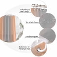 thumbnail image 6 of LightSalmon Gray Ombre Waterproof Fabric Shower Curtain,Modern Gradient Abstract Art Waterproof Fabric Shower Curtain for Bathroom Curtains Bathtubs Hotel Shower Curtains with 12 Hooks Standard 60x72, 6 of 8