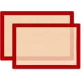 thumbnail image 1 of Juego de silicona de 2 bandejas para hornear reutilizables, lavables y antideslizantes, tapete para utensilios de cocina resistente al calor, Gel de sílice sin BPA, 1 of 5