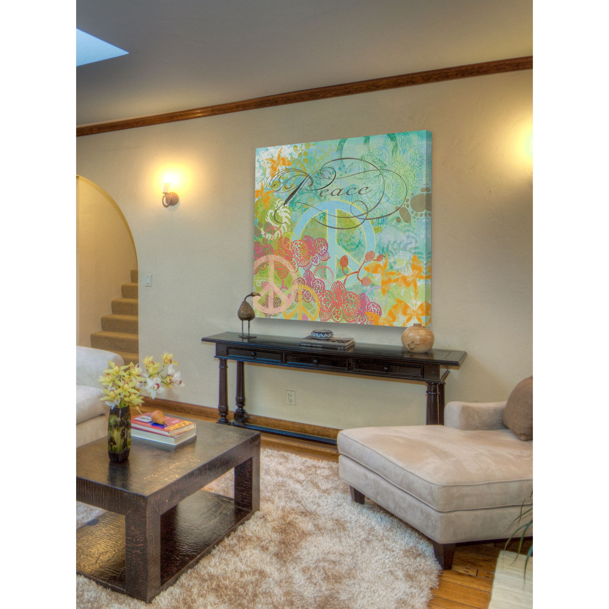 Marmont Hill "A Peace Gard Copy" Painting Print on Canvas