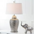 thumbnail image 3 of SAFAVIEH Metallica 27.5 in. H Ginger Jar Table Lamp, Silver, Set of 2, 3 of 4