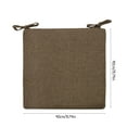 thumbnail image 3 of COFEST Extra Soft Plush Cushion for Home, 16 Inch Memory Foam Seat Pad in Multiple Colors, Ideal for Living Room, Dining Chair & Tatami, Machine Washable Brown, 3 of 6