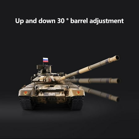 T 90 Tank Anauto Simulation Tank,RC Tank,HengLong 1/16 Upgraded Metal Russian T90 RC Tank Model Tracks Sprockets 3938 ()