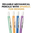 BIC XtraSparkle No. 2 Mechanical Pencils with Erasers, Medium Point (0.7mm), 24 Pencils