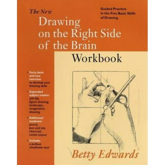Pre-Owned New Drawing on the Right Side of the Brain Workbook (Paperback) by Betty Edwards