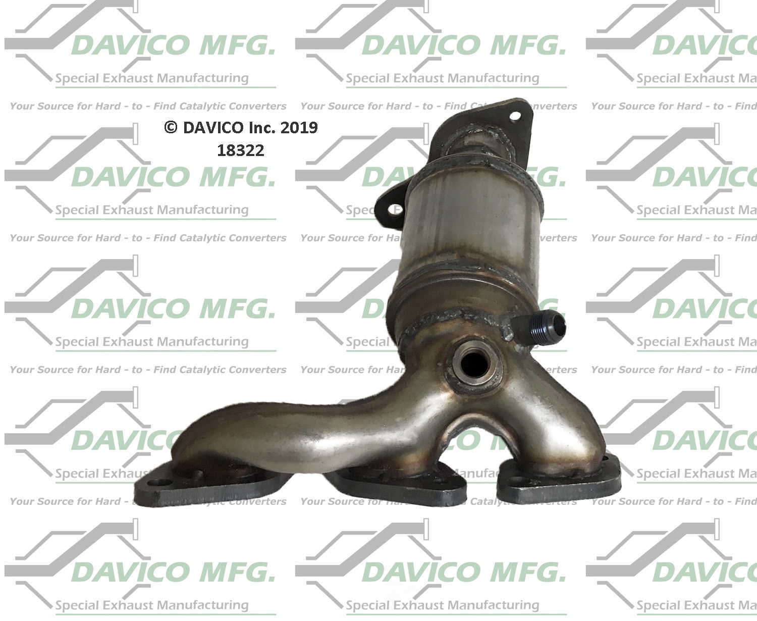 Davico Mfg Catalytic Converter P/N:18322 Fits select: 2003-2005 MAZDA 6