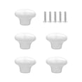 thumbnail image 2 of 5pcs European Style Durable Ceramic Pull Handle Door Knobs for Drawer Dresser, 2 of 6