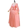 thumbnail image 2 of Musical Hamilton Dress Angelica Peggy Eliza Schuyler Sisters Pink Dress Girls Hamilton Colonial Dress, 2 of 5