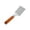 A, variant on Griddle Spatula Wooden Handle Stainless Steel Metal Fish Turner Meat Scraper Heavy Duty Cast Iron Skillet Hamburger Burger Flipper for Outdoor BBQ Grill，A