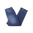 thumbnail image 2 of INC Womens Blue Denim Zippered Pocketed Double-hem Straight leg Jeans 16, 2 of 2