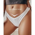 thumbnail image 3 of Tangas Finetoo De Algodón Para Mujer, Paquete De 10 Piezas, 3 of 6