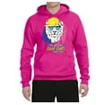 thumbnail image 2 of Funny Lion Tiger King Hey All You Cool Cats and Kittens | Mens Animal Lover Hooded Sweatshirt Graphic Hoodie, Fuschia, 3XL, 2 of 3