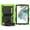 Green + Black, variant on Dteck Heavy Case for Samsung Galaxy Tab A8 10.5 inch 2022 Tablet SM-X200/X205/207 with Built-in Screen Protector, Rugged Shockproof Kickstand Case with Shoulder Strap / Rotate Hand Strap,Black