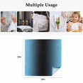 thumbnail image 4 of Blue Black Ombre Cloth Napkins, Modern Gradient Abstract Art Washable and Reusable Dinner Napkins Set of 6, Table Napkin for Kitchen Party Birthday Wedding Hotel Housewarming 20"x20", 4 of 8