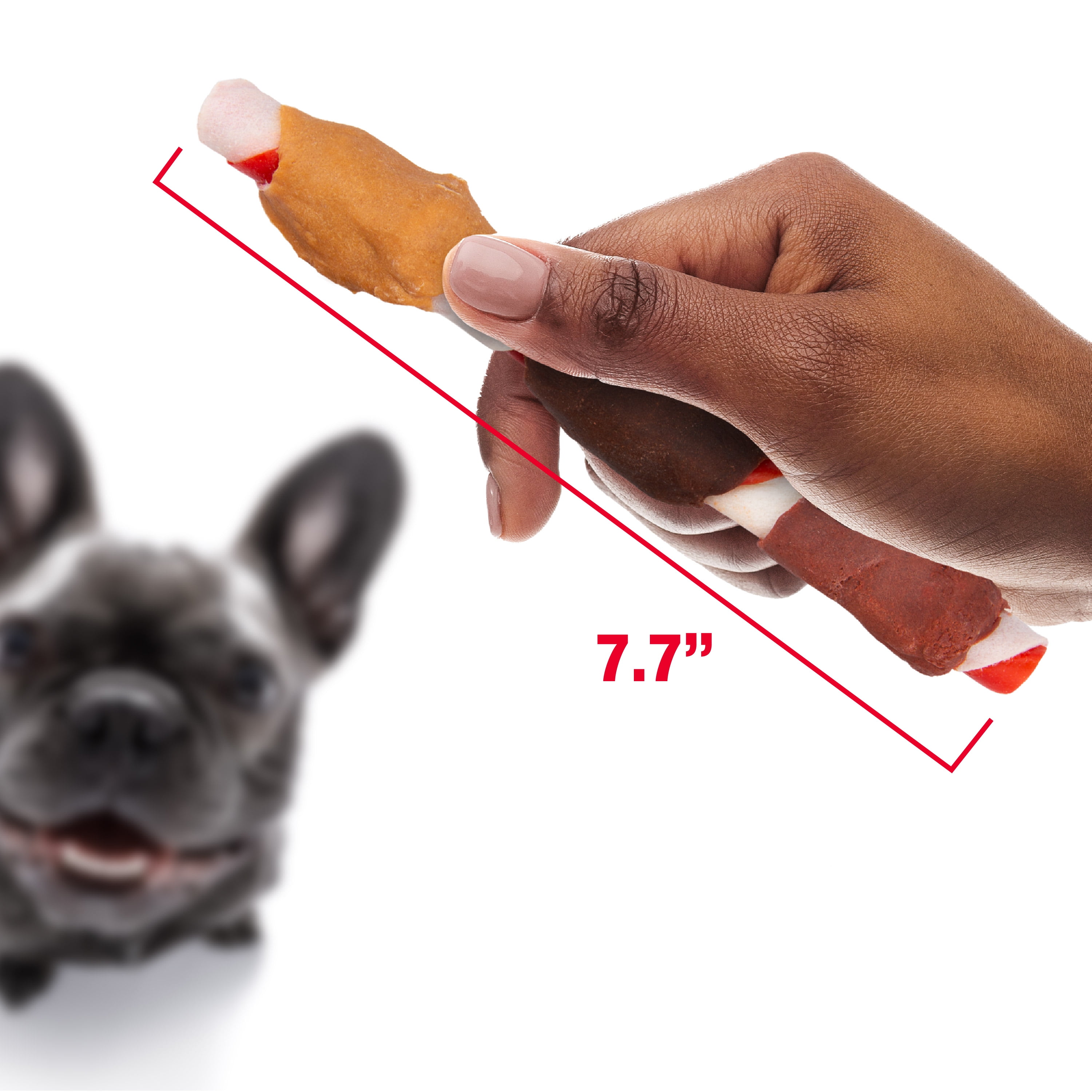 Good 'n' Fun Triple Flavor Jumbo Kabobs Holiday Chews for Large Dogs, 5 Count