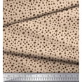 thumbnail image 2 of Soimoi Silk Fabric Coffee Beans & Coffee Beverages Print Fabric by Yard 42 Inch Wide, 2 of 3