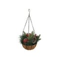 thumbnail image 2 of Flora Bunda Artificial Christmas Plant w/ Hanging Basket, 2 of 5