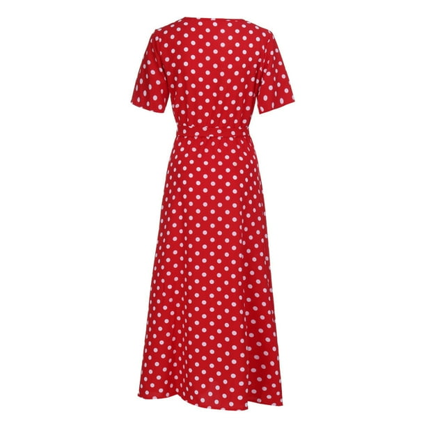 Robe Maxi Femme Wallis Imprimé Cachemire Rouge - Taille M, Manches Courtes - Neuf Avec étiquettes